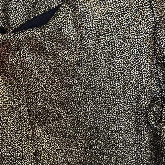 Revolve Hours Omari gold metallic backless halter cocktail dress XXS - Picture 8 of 10